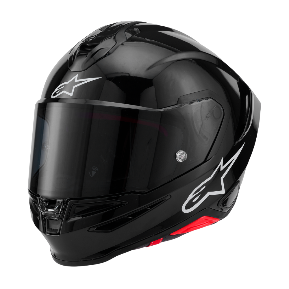 Alpinestars Supertech R7 Solid Gloss Black