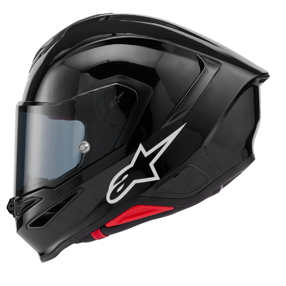 Alpinestars Supertech R7 Solid Gloss Black