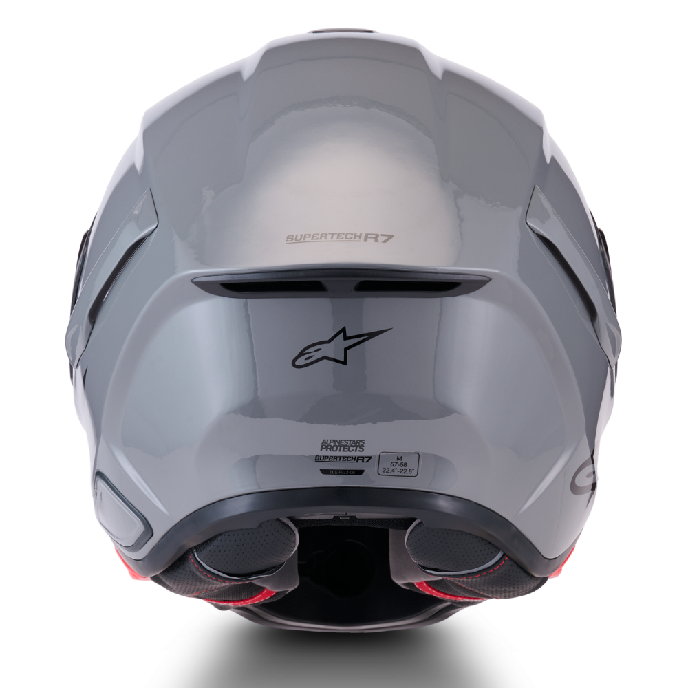 Alpinestars Supertech R7 Solid Gloss Grey
