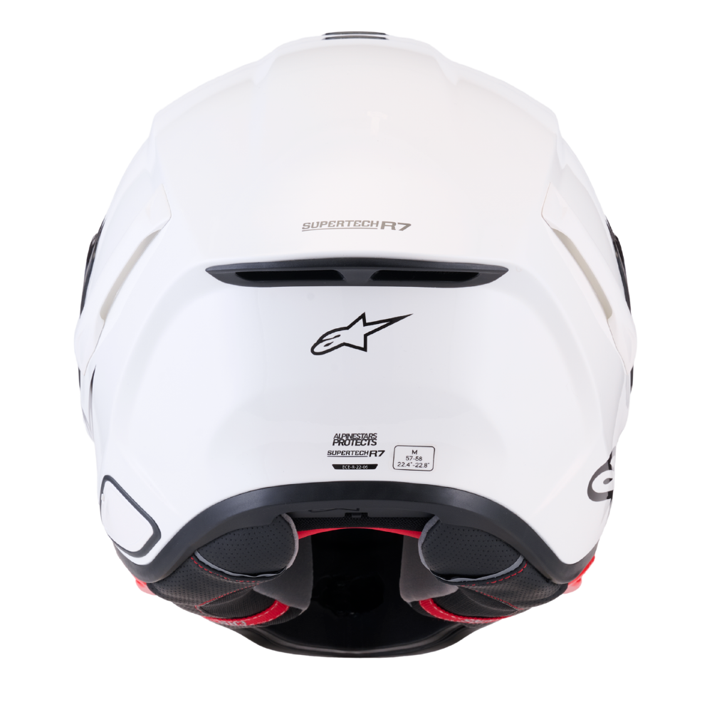 Alpinestars Supertech R7 Solid Gloss White