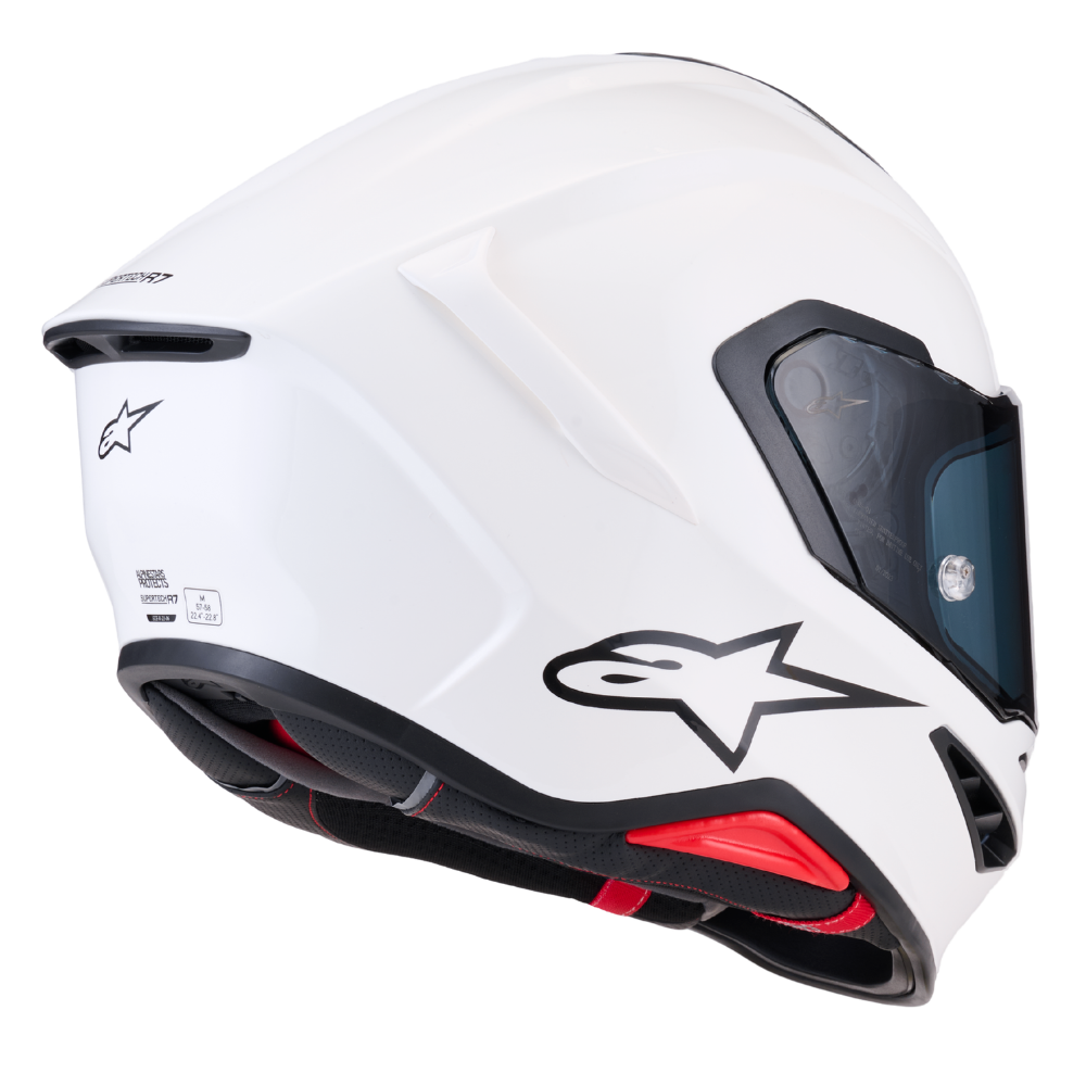 Alpinestars Supertech R7 Solid Gloss White