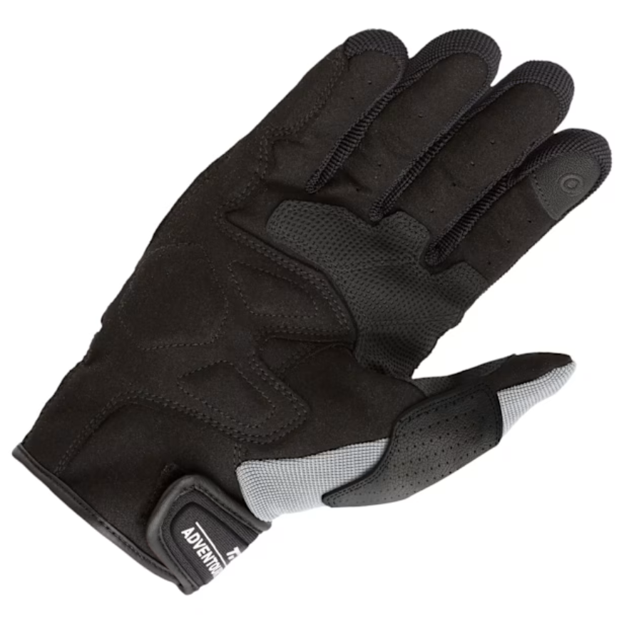 T.ur G-Fast Textile Gloves - Anthracite / Red