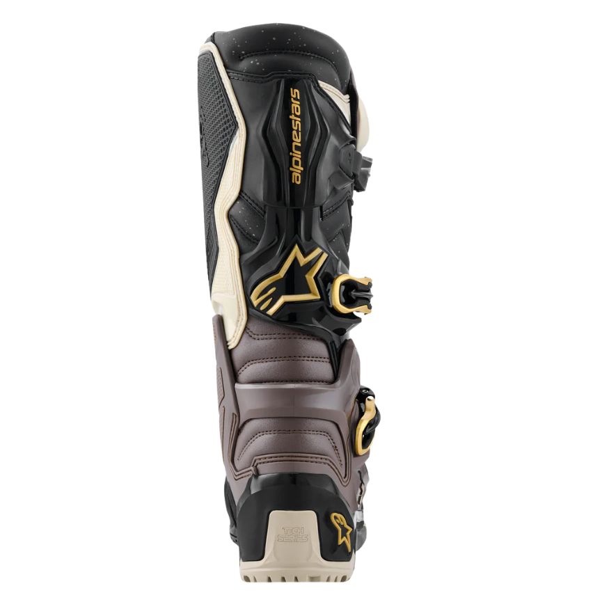 Alpinestars Alpinestars Tech 7 Enduro Drystar Boots - Black/Dark Grey/Gold - Rear View