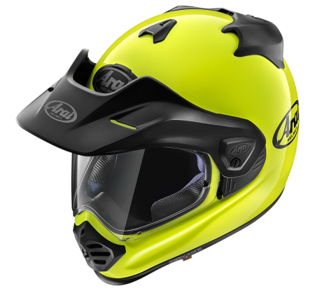 Arai Tour-X5 - Flo Yellow (Free Dark Visor worth £69.99)
