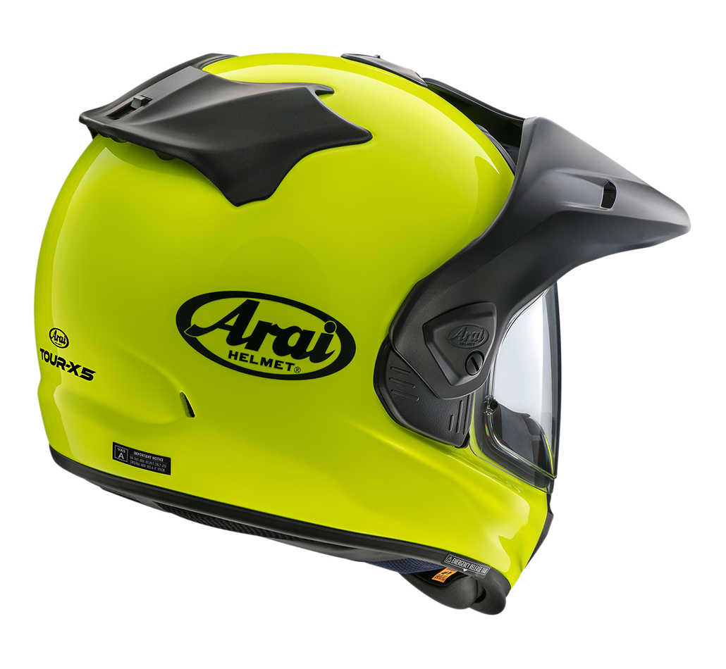Arai Tour-X5 - Flo Yellow (Free Dark Visor worth £69.99)