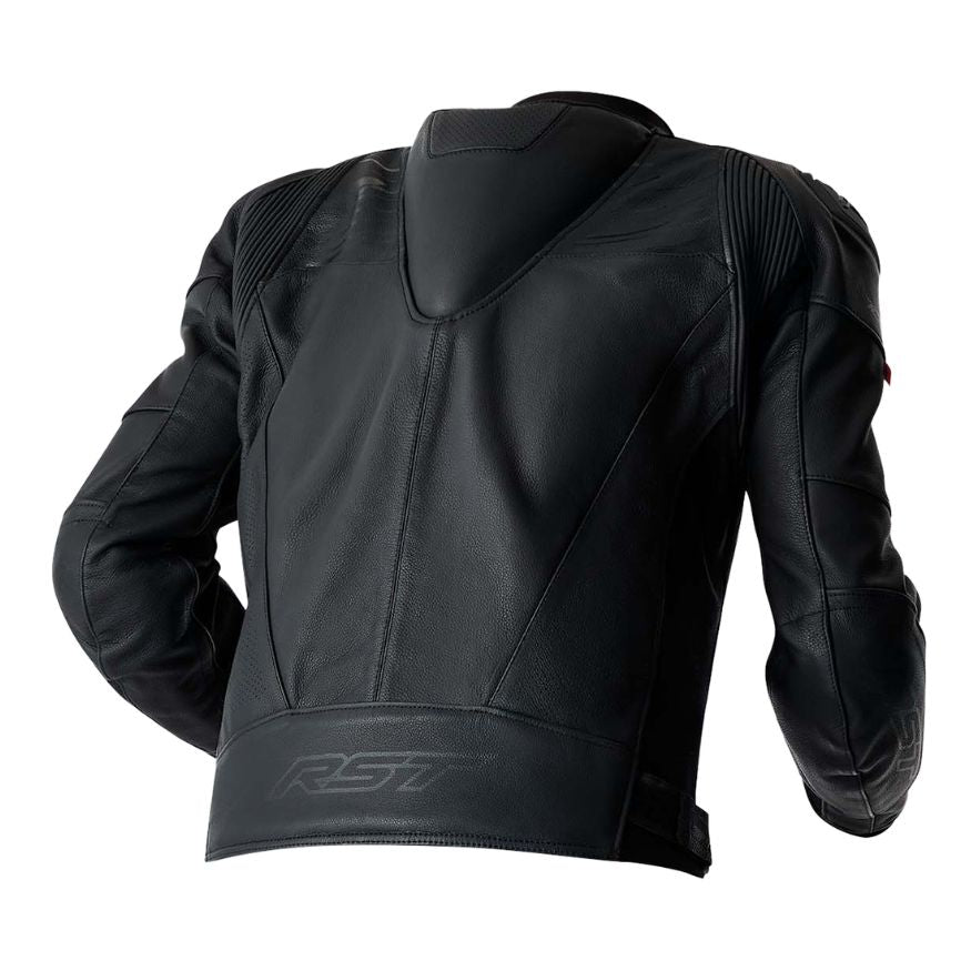 RST RST TRACTECH EVO D30 LEATHER JACKET - BLACK / BLACK - Side View