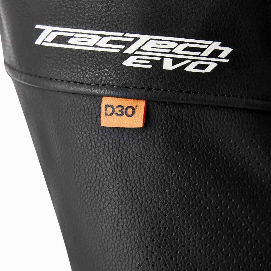 RST RST TRACTECH EVO D30 LEATHER JACKET - BLACK / BLUE - Detail View