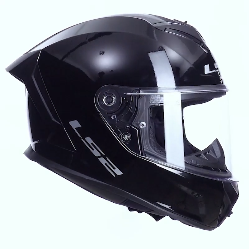 LS2 FF820 RAPID III SOLID GLOSS BLACK