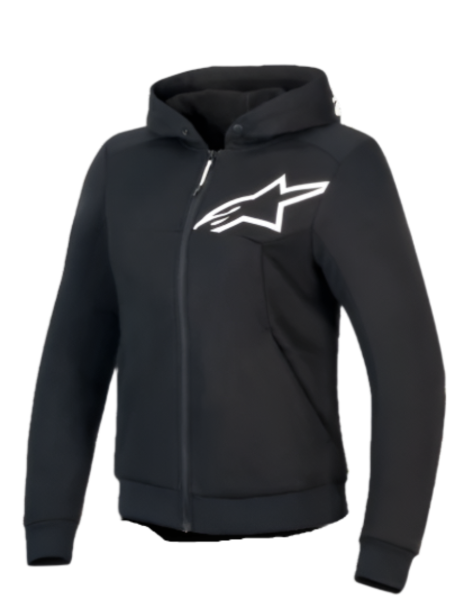 Alpinestars Stella Chrome V2 Sport Hoodie Black White