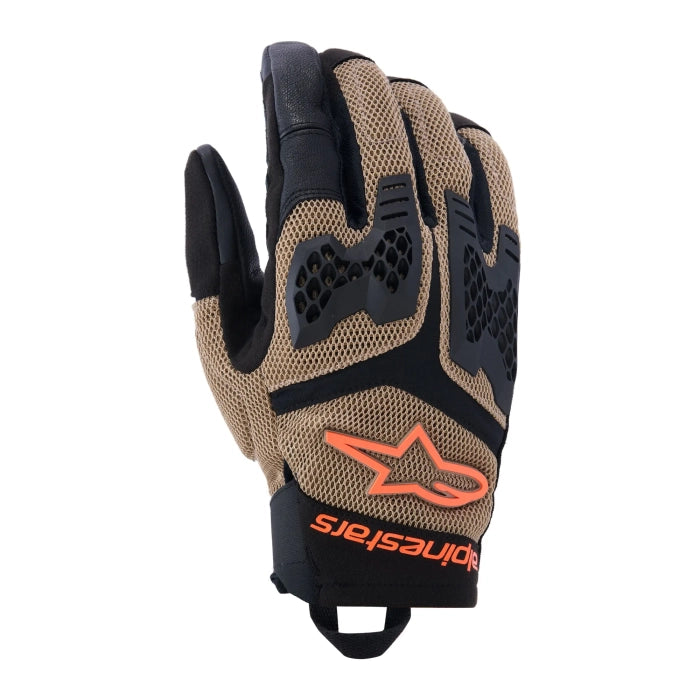 Alpinestars Manti Air Gloves Dark Khaki / Black / Fluo Orange