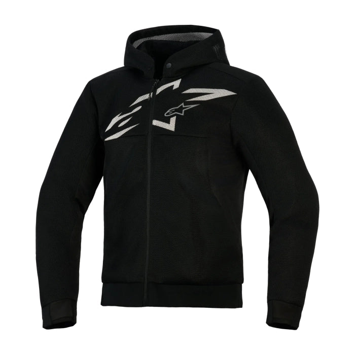 Alpinestars Chrome Superairflow Men’s Hoodie - Black / Dark Grey / White