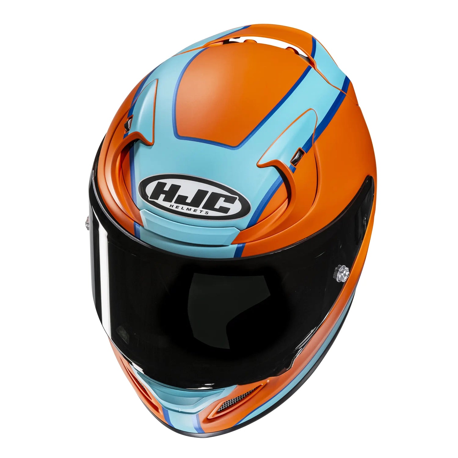 HJC HJC RPHA 12 Respon MC27SF Blue Orange - Rear View