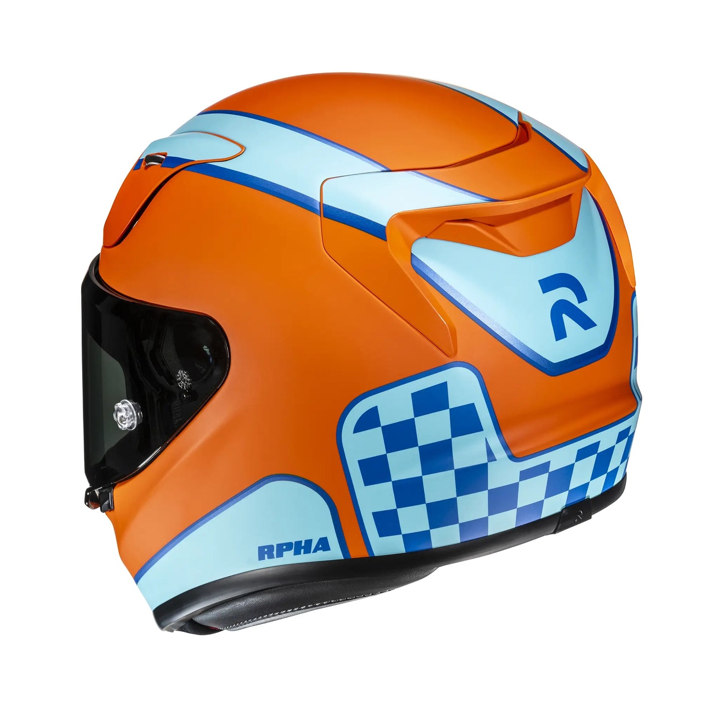 HJC HJC RPHA 12 Respon MC27SF Blue Orange - Side View