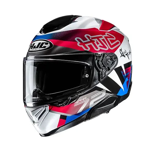 HJC HJC RPHA 72 Goldy MC21 White Blue Red - Front View