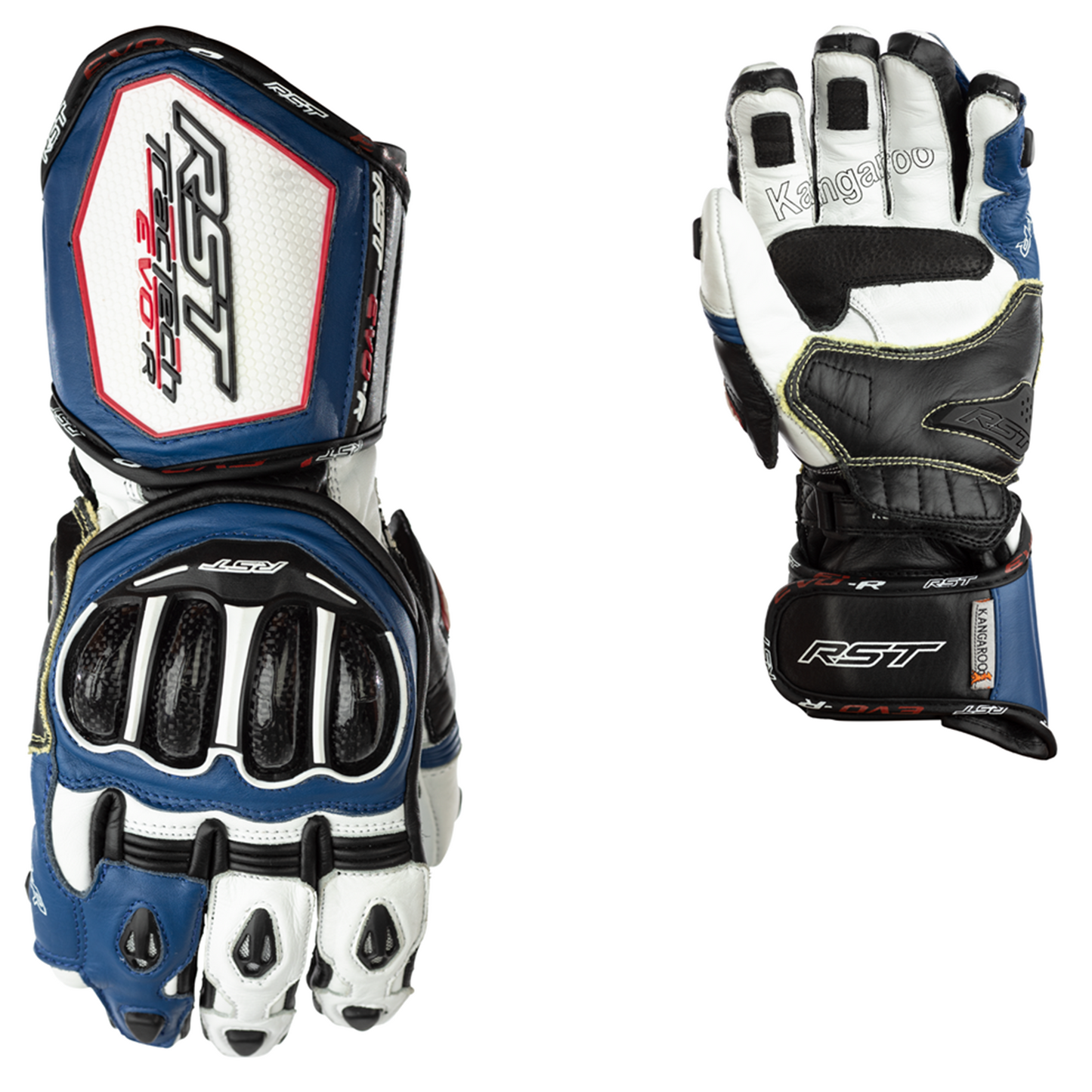 RST Tractech Evo R Riding Gloves - CE Approved - Blue