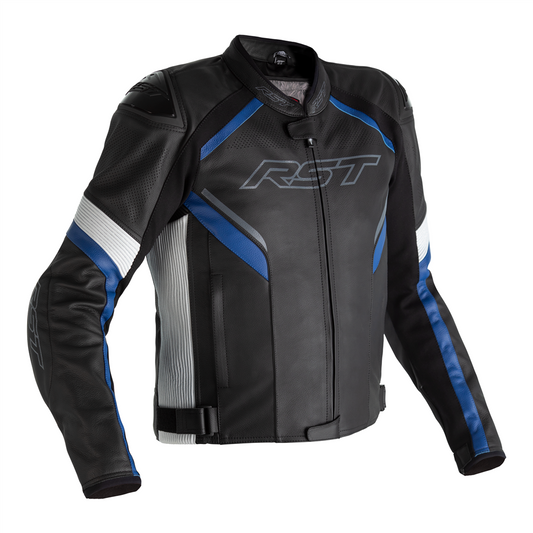 RST Sabre Leather Jacket - Blue
