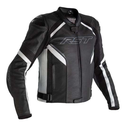 RST Sabre Leather Jacket - White
