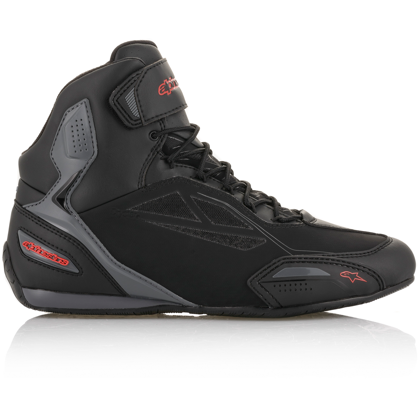 Alpinestars Faster-3 Drystar Shoes - Black/Grey/Red
