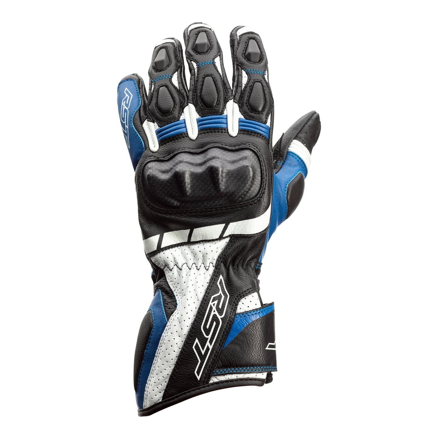 RST Axis Leather Riding Gloves - CE APPROVED - Blue