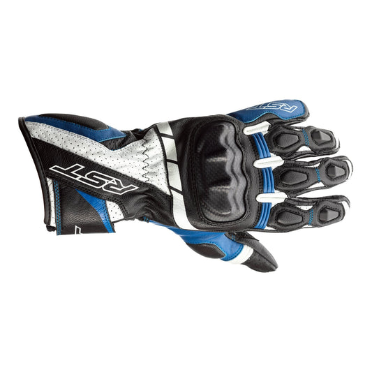 RST Axis Leather Riding Gloves - CE APPROVED - Blue