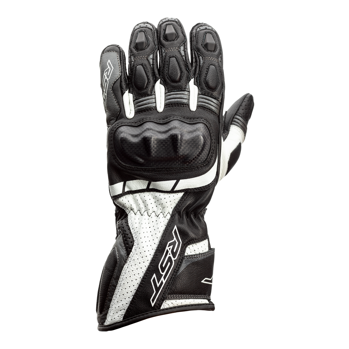 RST Axis Leather Riding Gloves - CE APPROVED - Grey