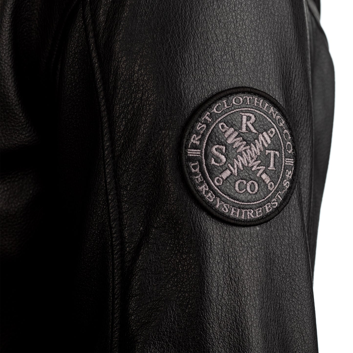 RST Matlock Mens Leather Jacket - Black (2376)