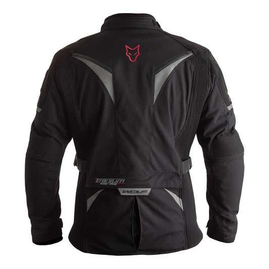 WOLF Titanium Outlast CE Mens Textile Jacket - Black