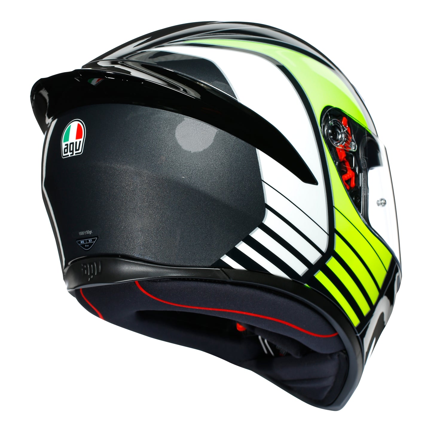 AGV K1 - Power - Gunmetal/White/Green