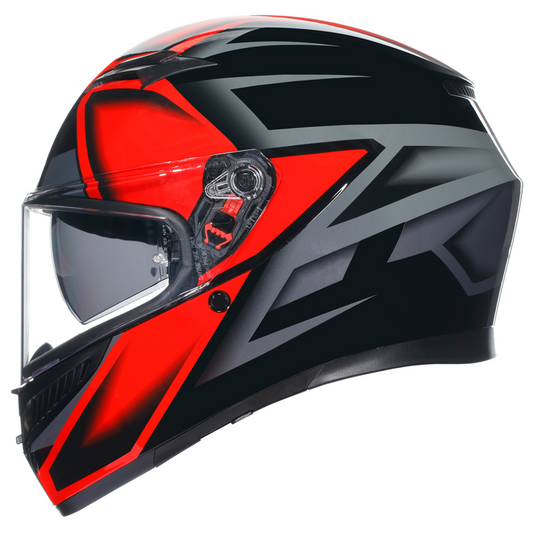 AGV K3 Compound - Black/Red