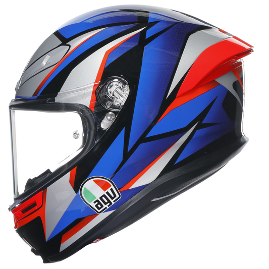 AGV K6-S Slashcut - Black/Blue/Red
