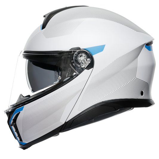 AGV Tour Modular - Frequency Light Grey/Blue