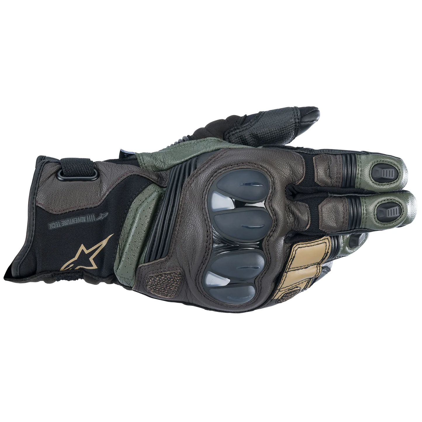 Alpinestars Belize V2 Drystar Gloves - Black/Forest/Brown