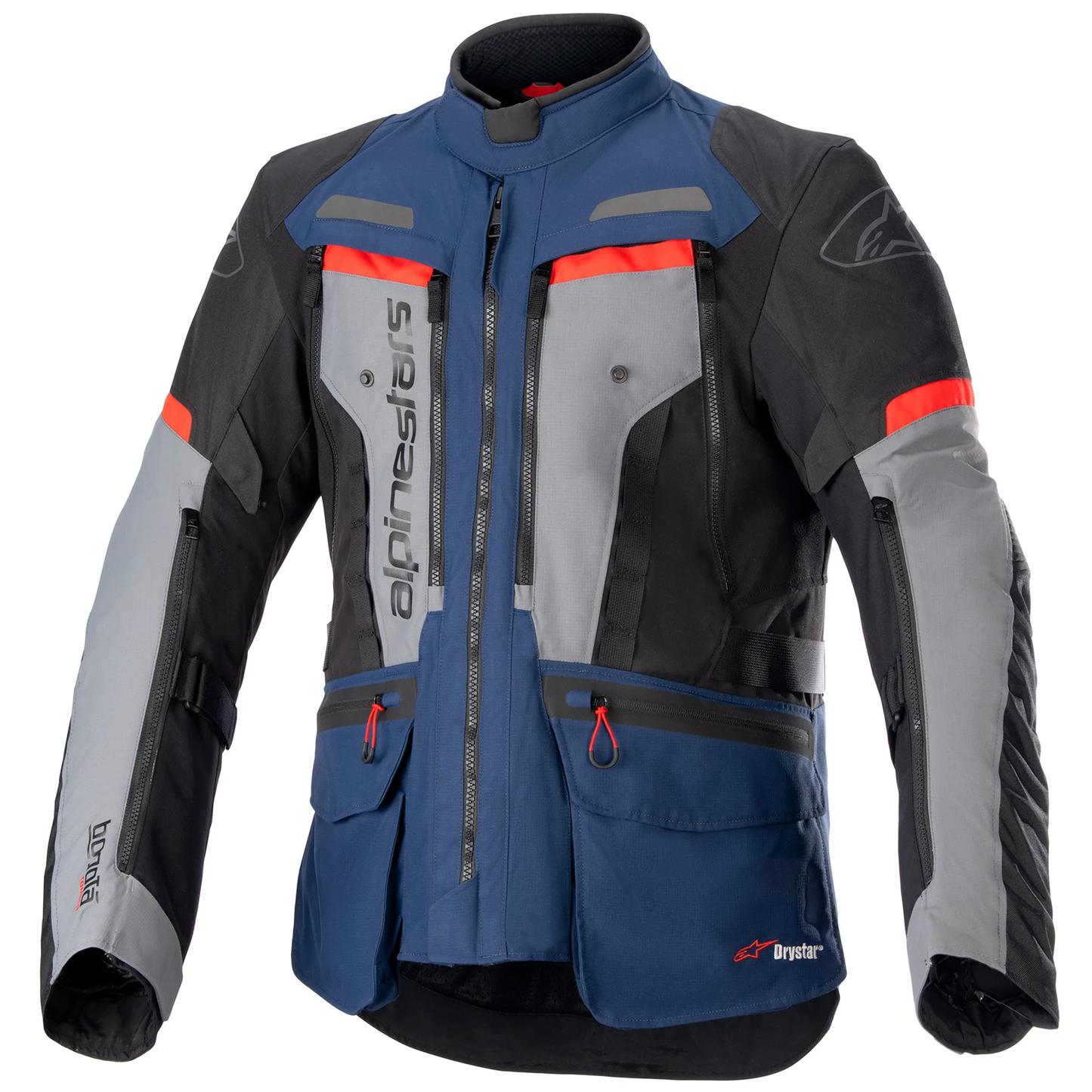 Alpinestars Bogota Pro Drystar Jacket - Dark Blue/Black/Bright Red