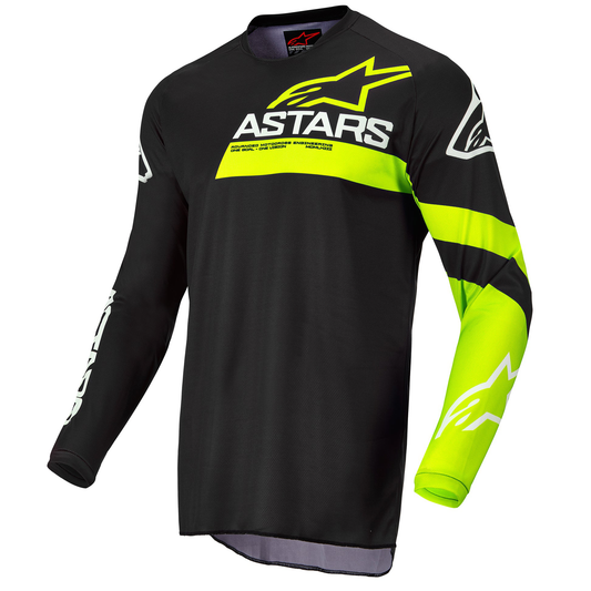 Alpinestars Fluid Chaser Jersey - Blk/Yel Flo