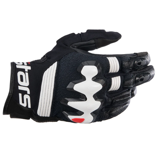 Alpinestars Halo Leather Gloves - Black/White