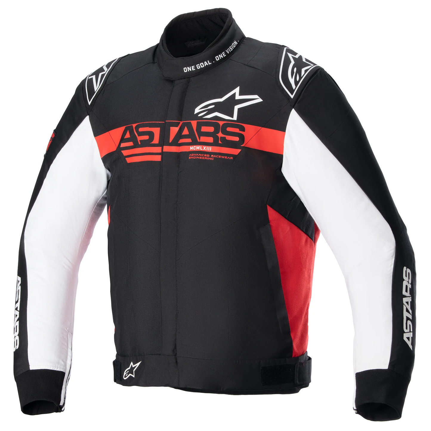 Alpinestars Monza Sport Textile Jacket - Black/Bright Red/White