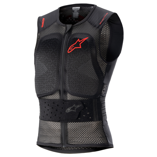 Alpinestars Nucleon Flex Pro Protection Vest - Transparent Smoke/Red/Black