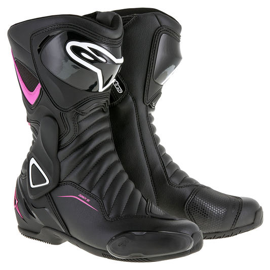 Alpinestars Stella SMX 6 V2 Boots - Black/Fuchsia/White