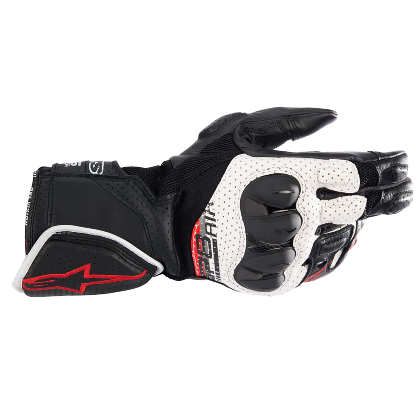 Alpinestars SP-8 V3 Air Gloves -  Black/White/Bright Red