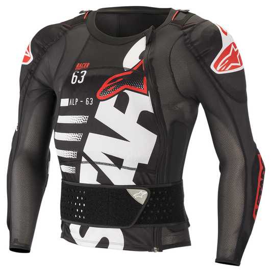 Alpinestars Sequence Protection Jacket - Long Sleeve Blk/Whi/Red