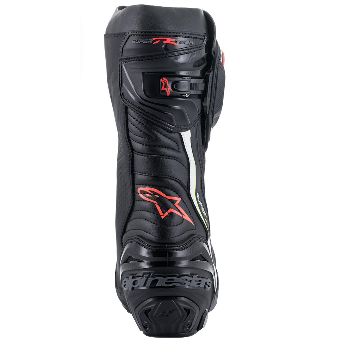 Alpinestars Supertech R Boots (Latest Version) - Blk/Whi/Red F/Yellow F