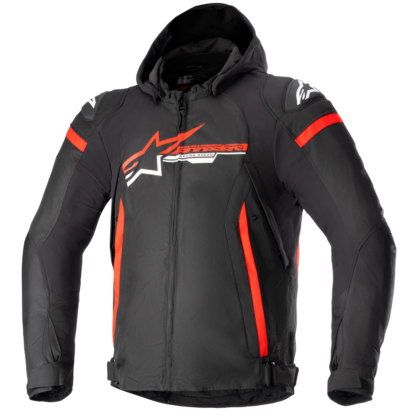 Alpinestars Zaca Waterproof Jacket - Black/Bright Red/White