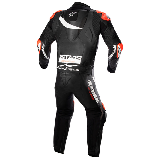 Alpinestars GP Plus V4 1 Piece Leather Suit - Black/White