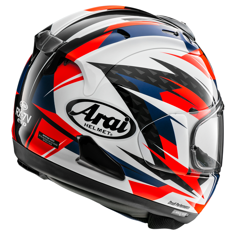 Arai helmet deals red