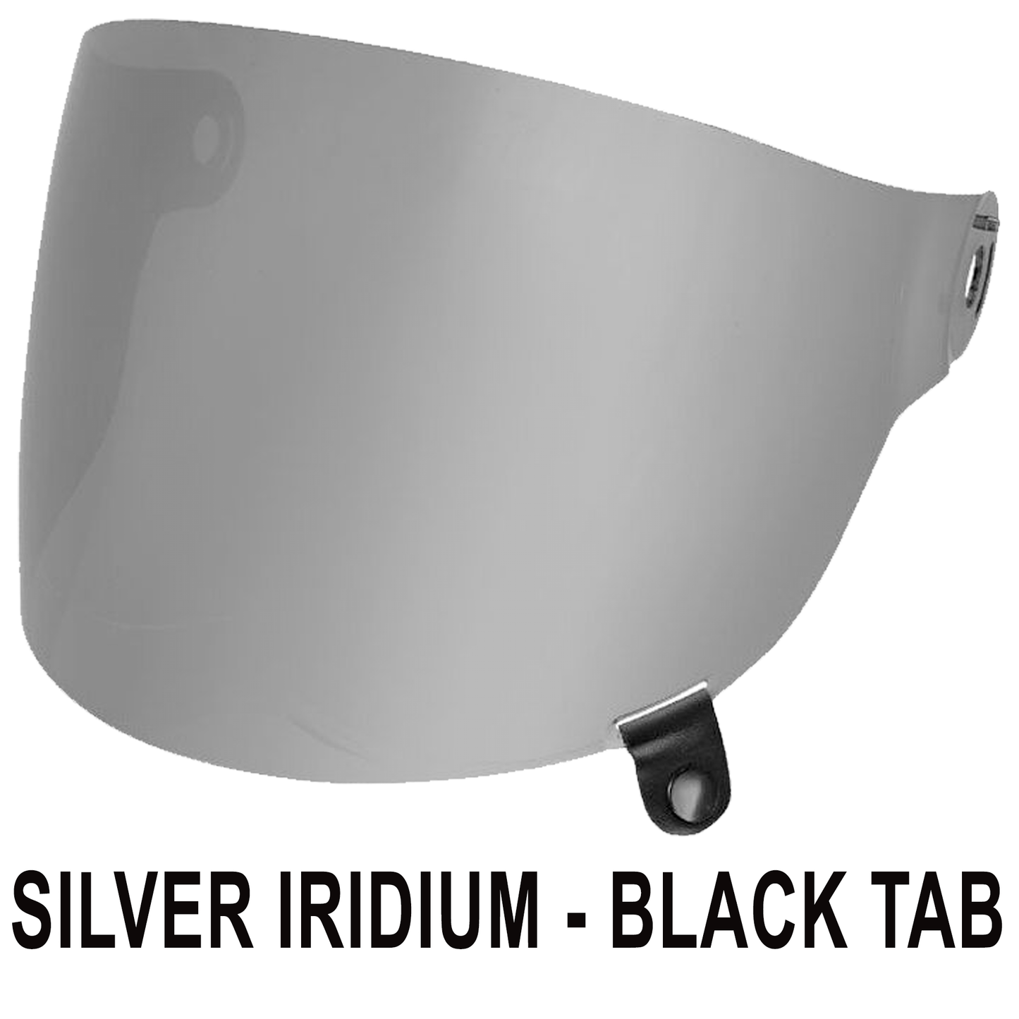 Bell Bullitt Flat Visor - Dark Silver Iridium