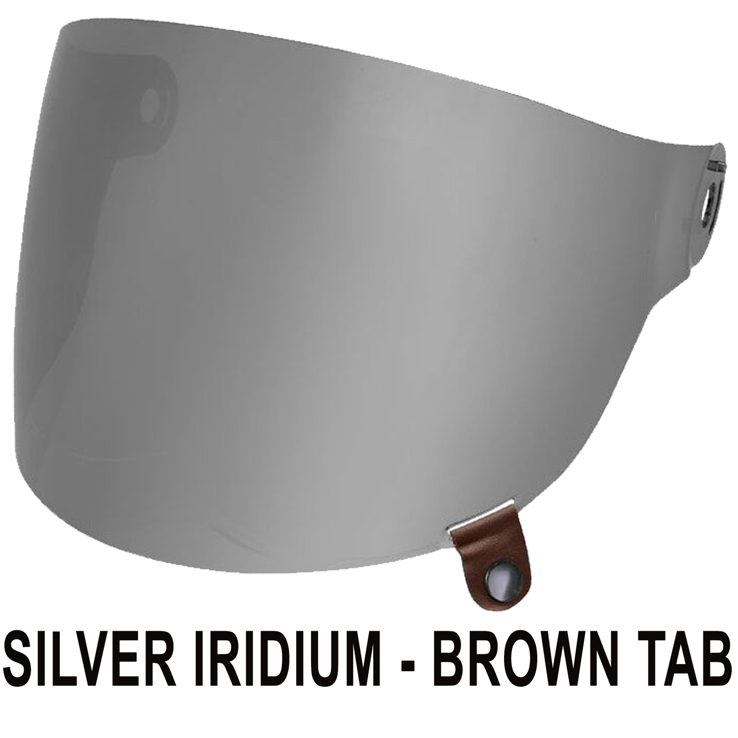 Bell Bullitt Flat Visor - Dark Silver Iridium