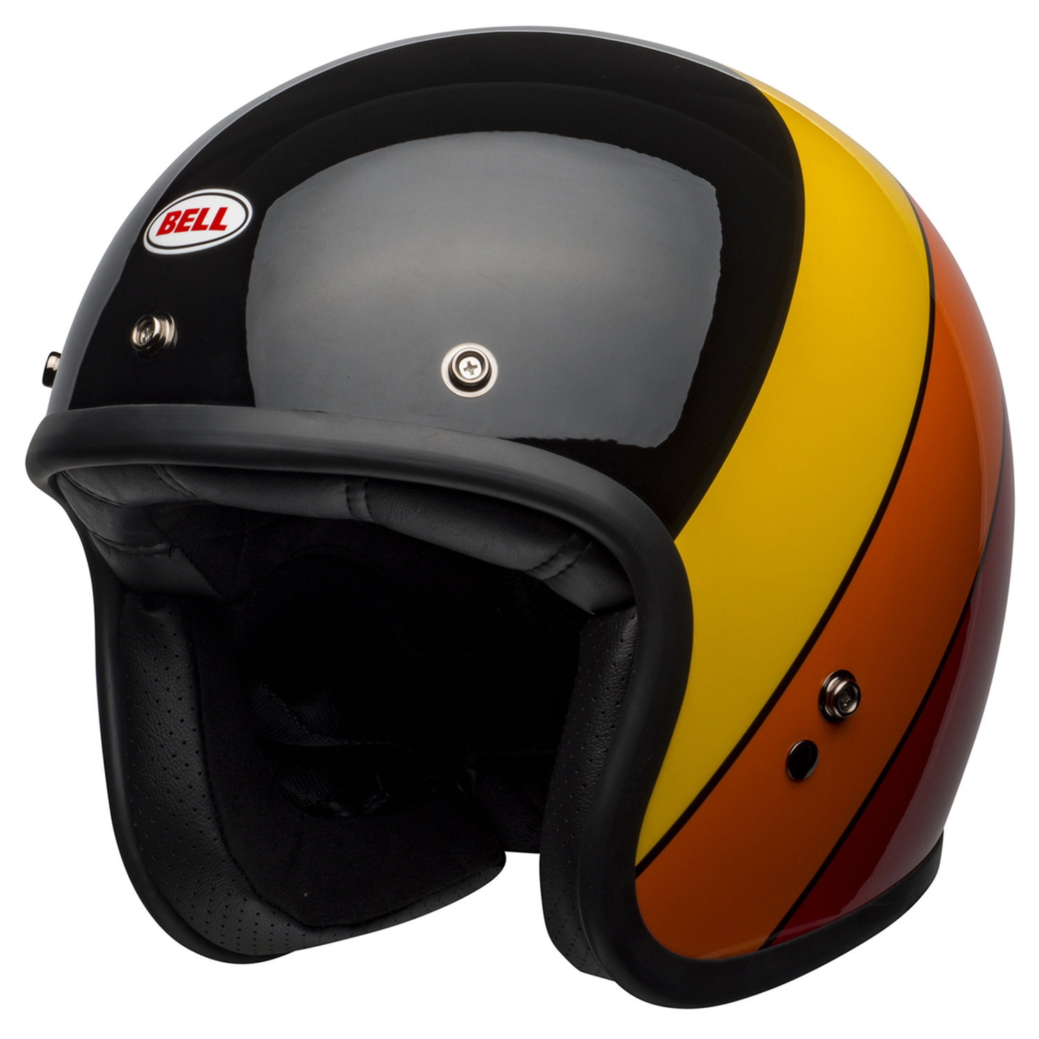 bell cruiser riot adult helmet Race Star DLX Street 3K Carbon Race Helmet with Flex Liner & ProTint Shield The Rogue combines raw attitude and real Bell Custom 500 Riff Black/Yellow/Orange/Red