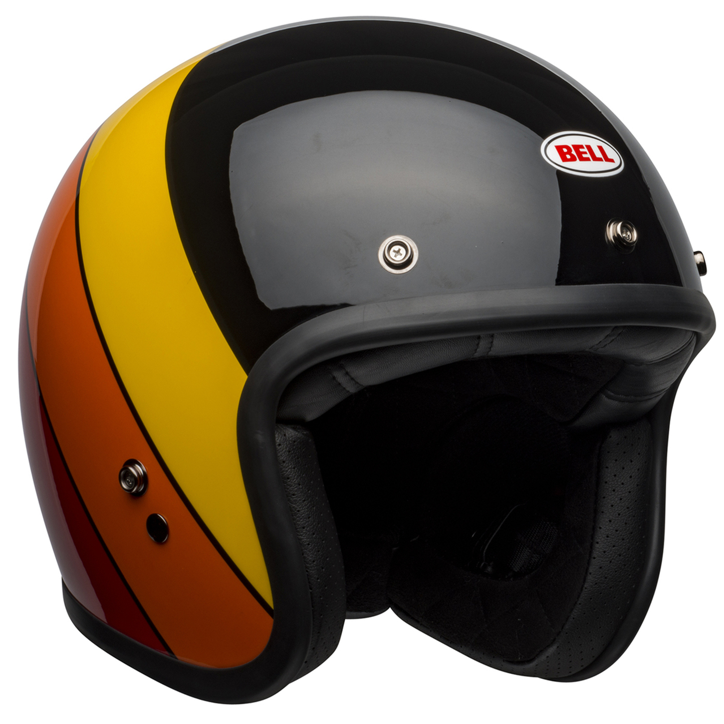Bell Custom 500 - Riff Gloss Black/Yellow/Orange/Red