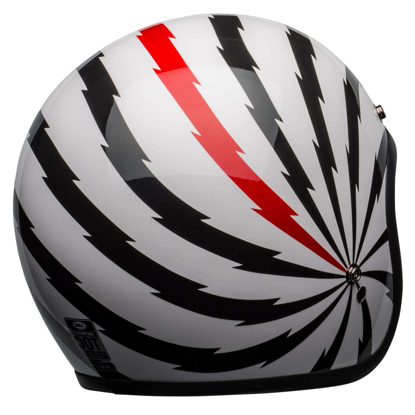 Bell Custom 500 - Vertigo White/Black/Red