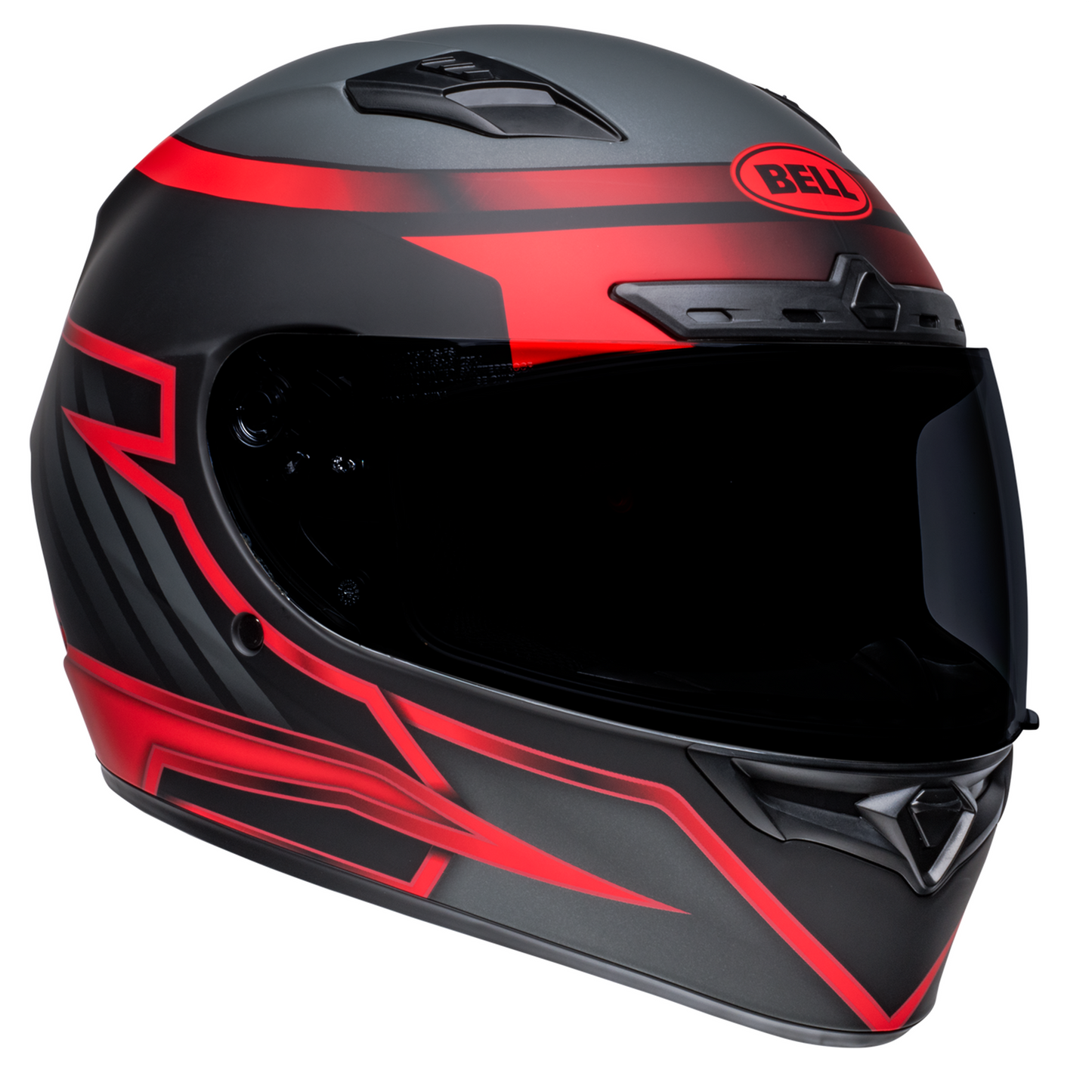 Bell Qualifier DLX Mips - Raiser Matt Black/Crimson - Includes Transitions Visor